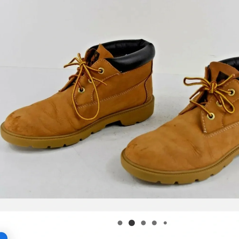 TIMBERLAND CHUKKA TAN LEATHER WATERPROOF BOOTS